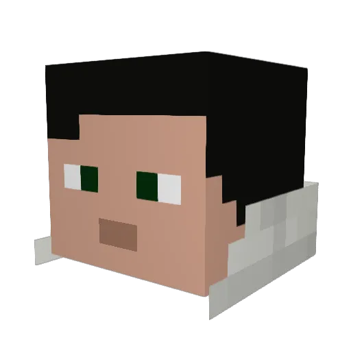 LiLL_kiLLen02 Minecraft avatar head, 3D render