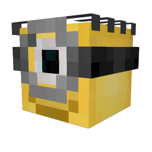 LiLMaYaV Minecraft avatar head, 3D render