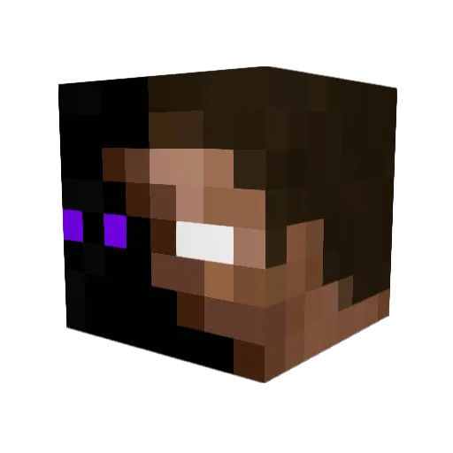 LiL_RMxX Minecraft avatar head, 3D render