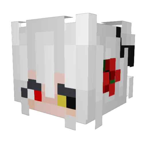 Minecraft-Avatar von LiLa_1102: Kopf als 3D-Render