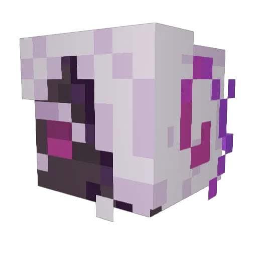 LiLande_46 Minecraft avatar head, 3D render