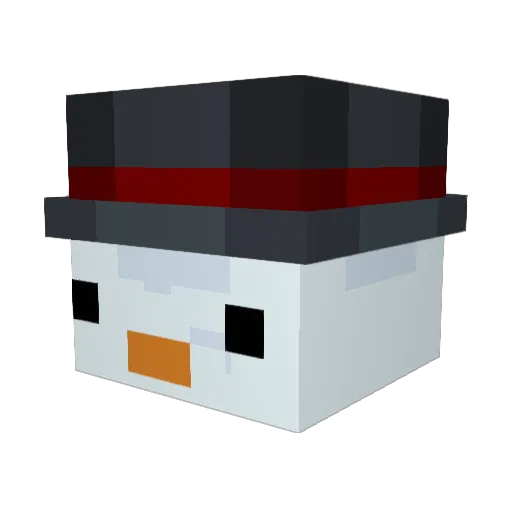LiLiMonkey Minecraft avatar head, 3D render