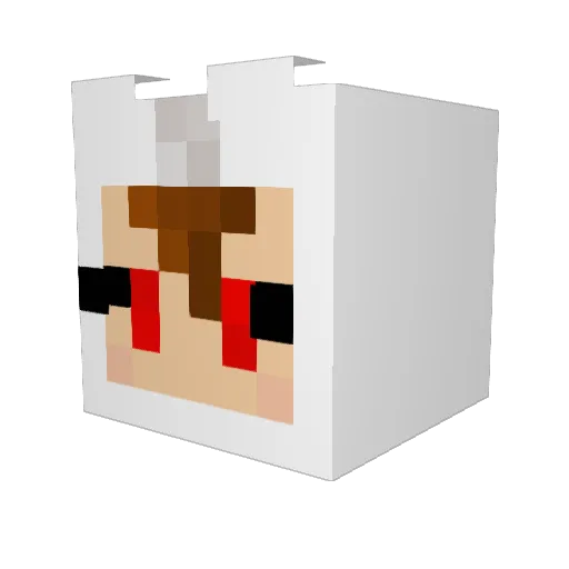 LiLos_Bat Minecraft avatar head, 3D render