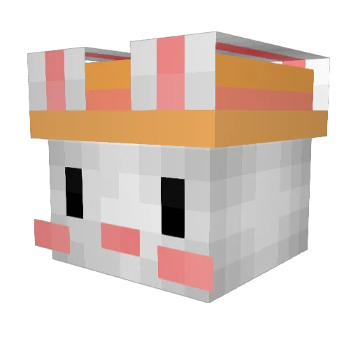 LiNZY5080 Minecraft avatar head, 3D render