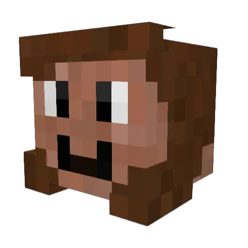 LiT_gg Minecraft avatar head, 3D render