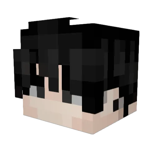 LiVas0 Minecraft avatar head, 3D render