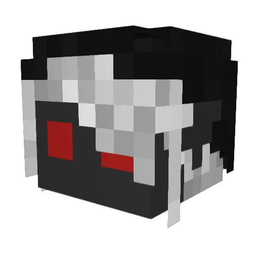 Li_00 Minecraft avatar head, 3D render
