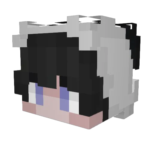 Li_Gilekk Minecraft avatar head, 3D render