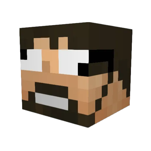 Li_elG Minecraft avatar head, 3D render