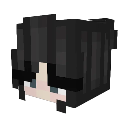 LiaDaLemon Minecraft avatar head, 3D render
