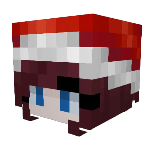 LiaMarie_ Minecraft avatar head, 3D render
