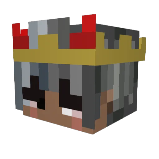 LiaPlaysGames Minecraft avatar head, 3D render