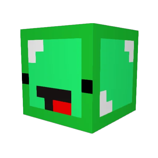 Liablo Minecraft avatar head, 3D render