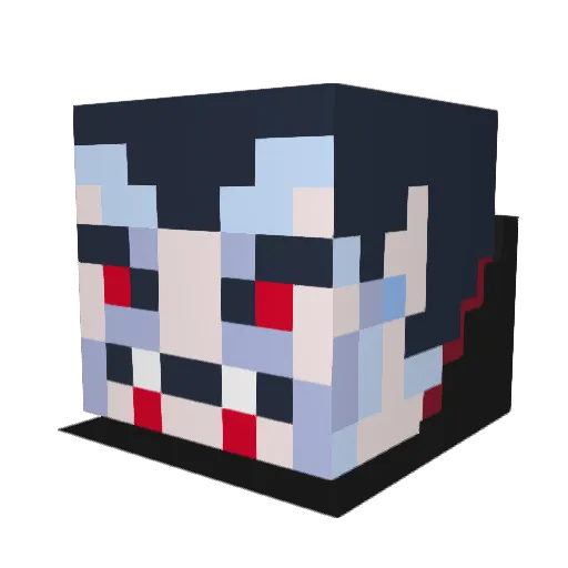 Liam0306 Minecraft avatar head, 3D render