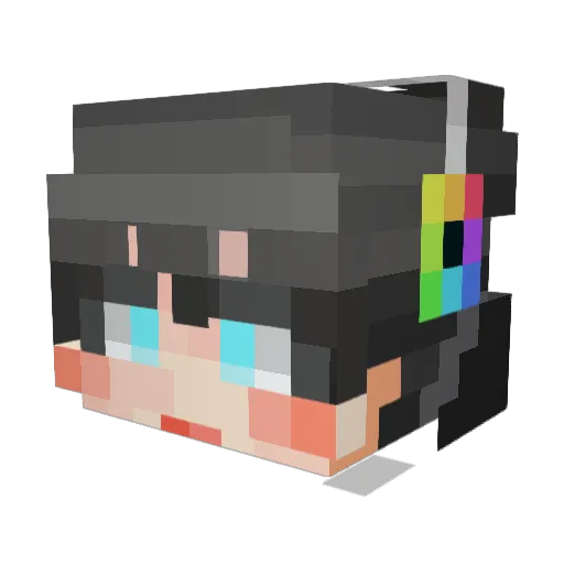 Liam0413 Minecraft avatar head, 3D render
