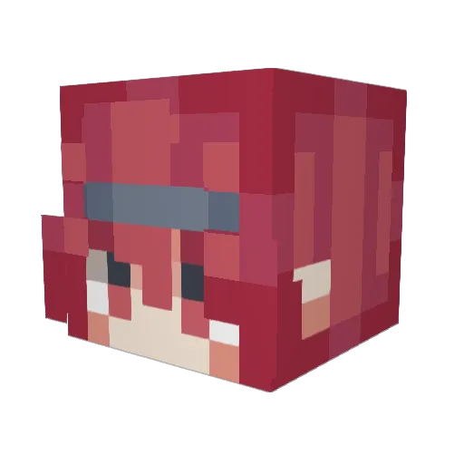 Liam2104 Minecraft avatar head, 3D render