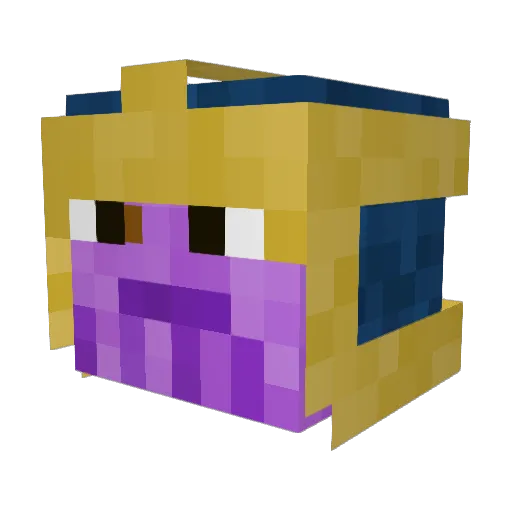 Liam2984 Minecraft avatar head, 3D render