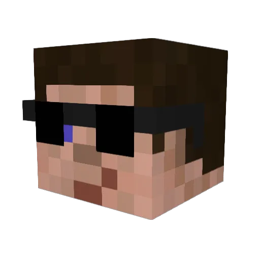 Liam36487 Minecraft avatar head, 3D render