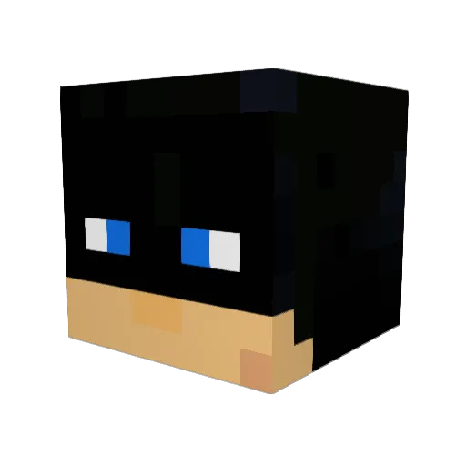 Liam3870 Minecraft avatar head, 3D render