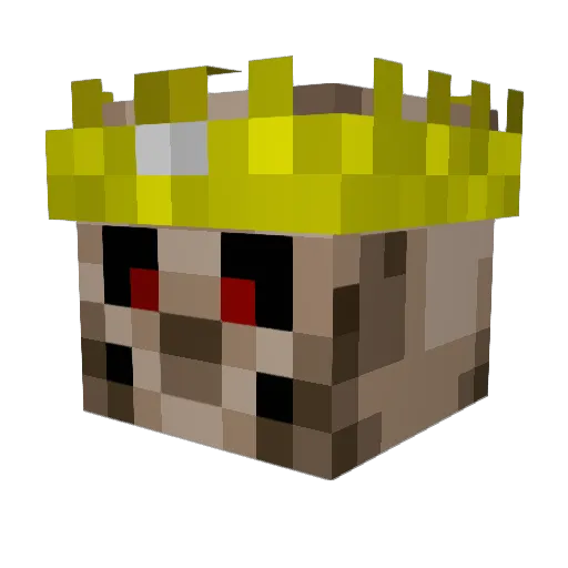 Liam49201 Minecraft avatar head, 3D render