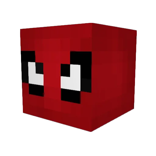LiamAnarchy Minecraft avatar head, 3D render