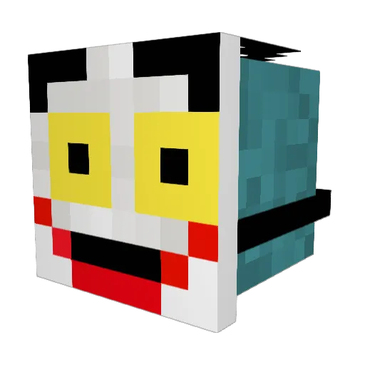 LiamDuncan Minecraft avatar head, 3D render