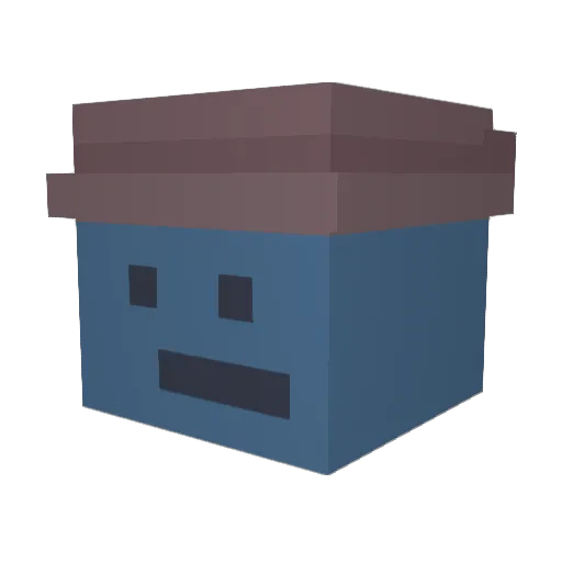 LiamIsTrash Minecraft avatar head, 3D render