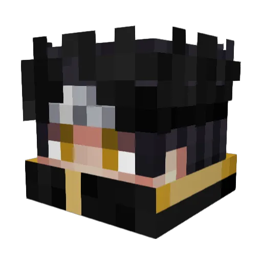 LiamLog0ut Minecraft avatar head, 3D render
