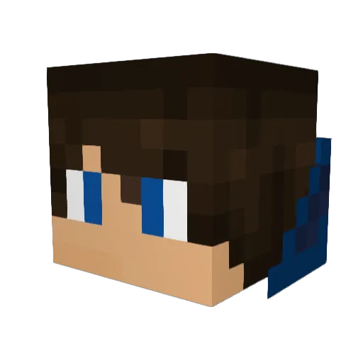 LiamRay10 Minecraft avatar head, 3D render