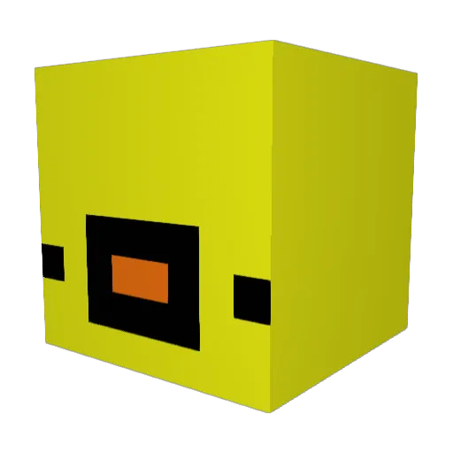 LiamW16 Minecraft avatar head, 3D render