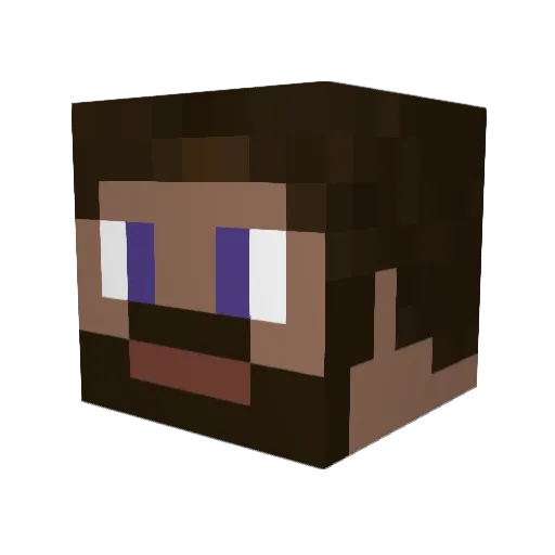 Liam_AllenK Minecraft avatar head, 3D render