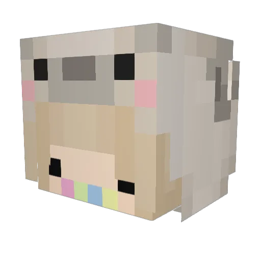 Liam_Lama Minecraft avatar head, 3D render