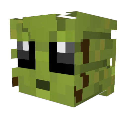 Liambfc Minecraft avatar head, 3D render