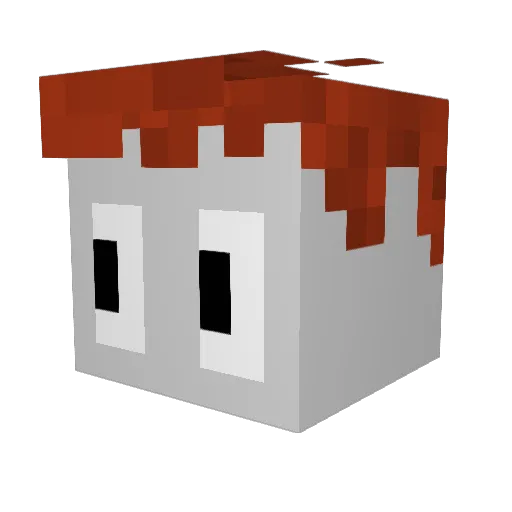 Liamjpower Minecraft avatar head, 3D render