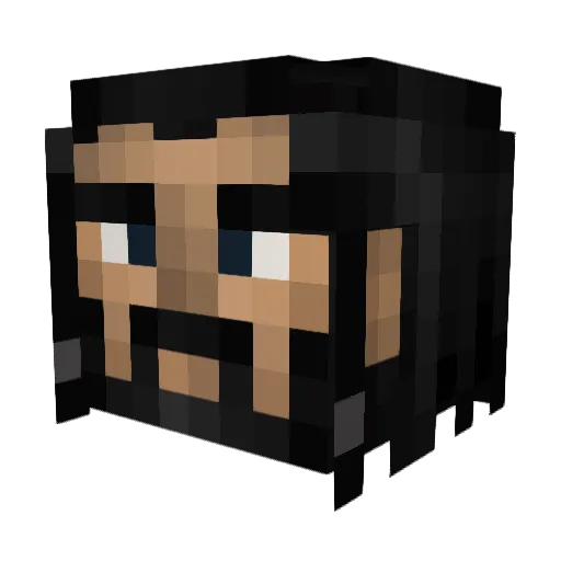 Liammm3 Minecraft avatar head, 3D render