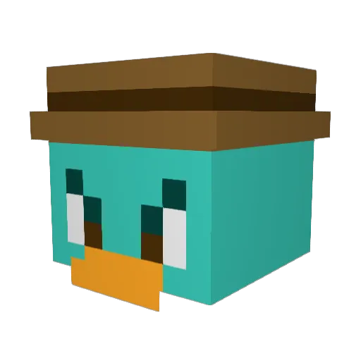 Liammon1 Minecraft avatar head, 3D render