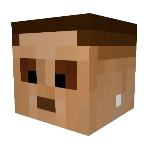 LiamooCT Minecraft avatar head, 3D render