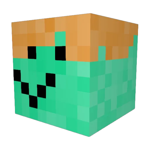 Liamsigma Minecraft avatar head, 3D render