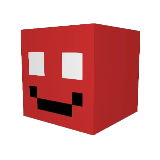Liamsker Minecraft avatar head, 3D render