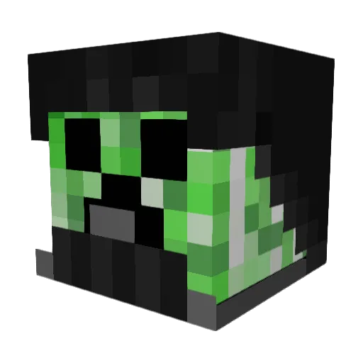 Liamzy Minecraft avatar head, 3D render