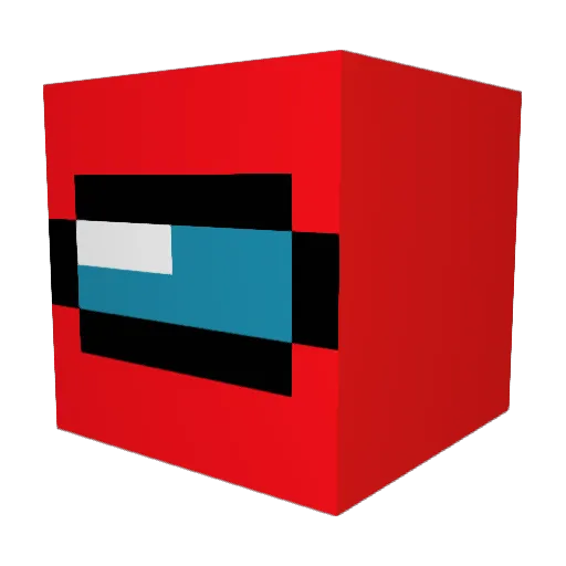 LianKN Minecraft avatar head, 3D render