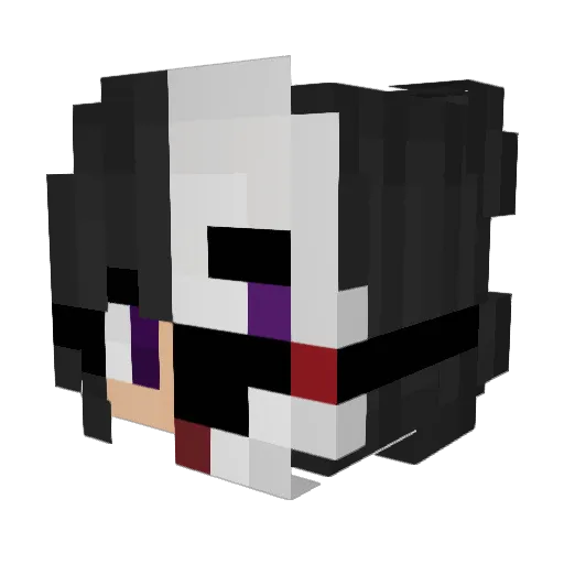 Liana0403 Minecraft avatar head, 3D render