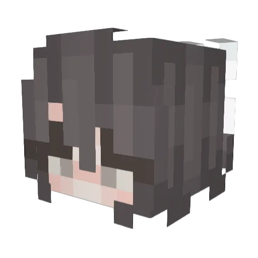 Lianavia Minecraft avatar head, 3D render
