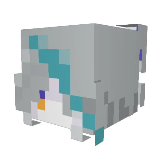 Liandanshi28 Minecraft avatar head, 3D render