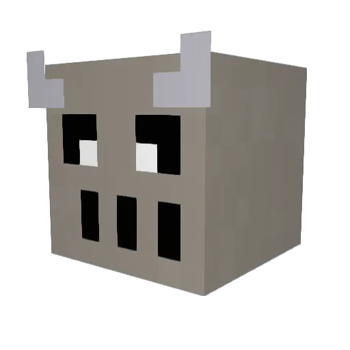 Liandar Minecraft avatar head, 3D render