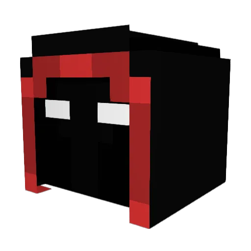 LiarTK Minecraft avatar head, 3D render