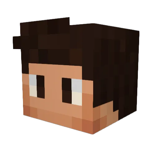 Lias____ Minecraft avatar head, 3D render