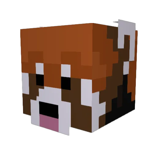 Liathers Minecraft avatar head, 3D render
