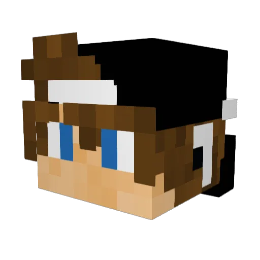 Libaneseren Minecraft avatar head, 3D render