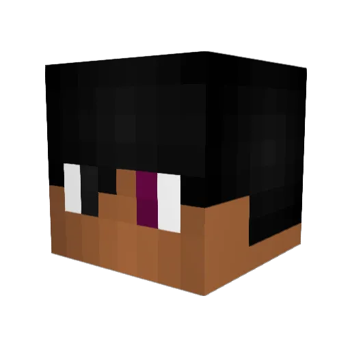 Libay Minecraft avatar head, 3D render